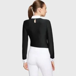 Best Polo de concours manches longues Aloise FW25 - - Tissu respirant Femme La Cavalière En Concours|La Femme En Concours