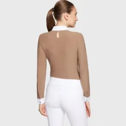 Best Polo de concours manches longues Aloise FW25 - - Tissu respirant Femme La Cavalière En Concours|La Femme En Concours