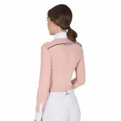 Clearance Polo de concours manches longues slim fit technique - Femme La Cavalière En Concours|La Femme En Concours