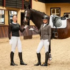 Polo de concours manches longues Senah - Tissu extensible Femme La Cavalière En Concours|La Femme En Concours