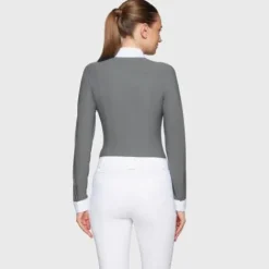 Hot Polo de concours manches longues Aline FW25 - Femme La Cavalière En Concours|La Femme En Concours