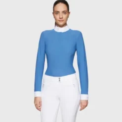 Hot Polo de concours manches longues Aline FW25 - Femme La Cavalière En Concours|La Femme En Concours