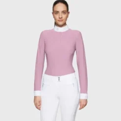 Hot Polo de concours manches longues Aline FW25 - Femme La Cavalière En Concours|La Femme En Concours