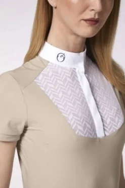 Sale Polo de concours manches courtes Skye - Femme La Cavalière En Concours|La Femme En Concours