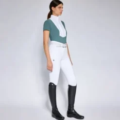 Best Polo de concours manches courtes Pétrole - Femme La Cavalière En Concours|La Femme En Concours