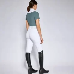 Best Polo de concours manches courtes Pétrole - Femme La Cavalière En Concours|La Femme En Concours