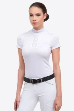 Best Polo de concours MYSTIQUE - - Technique et léger Femme La Cavalière En Concours|La Femme En Concours