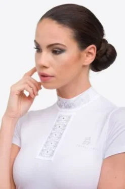 Best Polo de concours MYSTIQUE - - Technique et léger Femme La Cavalière En Concours|La Femme En Concours