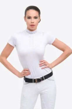 Best Polo de concours MYSTIQUE - - Technique et léger Femme La Cavalière En Concours|La Femme En Concours