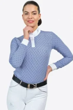 New Polo de concours PALAIS ROYAL - - Manches longues Femme La Cavalière En Concours|La Femme En Concours