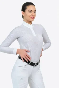 New Polo de concours PALAIS ROYAL - - Manches longues Femme La Cavalière En Concours|La Femme En Concours