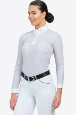 New Polo de concours PALAIS ROYAL - - Manches longues Femme La Cavalière En Concours|La Femme En Concours