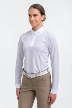 New Polo de concours PALAIS ROYAL - - Manches longues Femme La Cavalière En Concours|La Femme En Concours