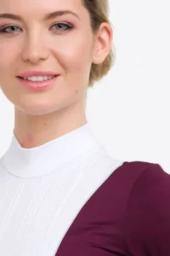 Clearance Polo de concours QUEEN - - Manches longues Femme La Cavalière En Concours|La Femme En Concours