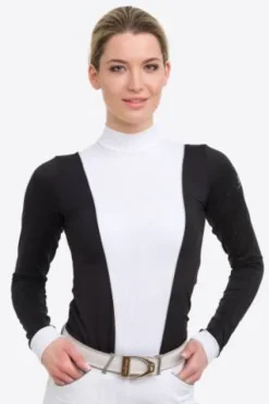 Clearance Polo de concours QUEEN - - Manches longues Femme La Cavalière En Concours|La Femme En Concours