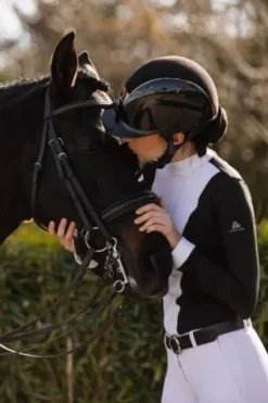 Clearance Polo de concours QUEEN - - Manches longues Femme La Cavalière En Concours|La Femme En Concours