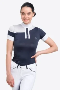 Discount Polo de concours équestre HIGH TECH OVAL - - Haute performance Femme La Cavalière En Concours|La Femme En Concours