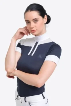 Discount Polo de concours équestre HIGH TECH OVAL - - Haute performance Femme La Cavalière En Concours|La Femme En Concours