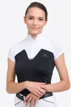 Online Polo de concours équestre POP - - Manches courtes Femme La Cavalière En Concours|La Femme En Concours