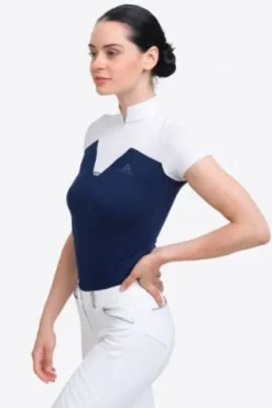 Online Polo de concours équestre POP - - Manches courtes Femme La Cavalière En Concours|La Femme En Concours