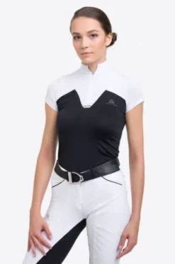 Online Polo de concours équestre POP - - Manches courtes Femme La Cavalière En Concours|La Femme En Concours