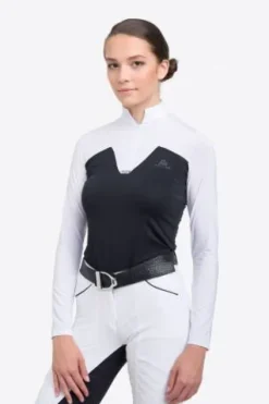 Hot Polo de concours équestre POP - - Manches longues Femme La Cavalière En Concours|La Femme En Concours