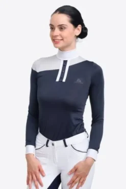 New Polo de concours équestre HIGH TECH OVAL - - Haute performance Femme La Cavalière En Concours|La Femme En Concours