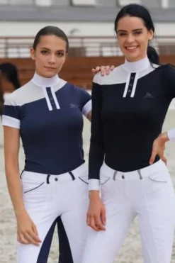 New Polo de concours équestre HIGH TECH OVAL - - Haute performance Femme La Cavalière En Concours|La Femme En Concours