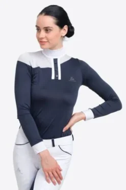 New Polo de concours équestre HIGH TECH OVAL - - Haute performance Femme La Cavalière En Concours|La Femme En Concours