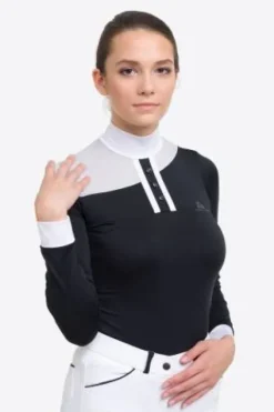 New Polo de concours équestre HIGH TECH OVAL - - Haute performance Femme La Cavalière En Concours|La Femme En Concours