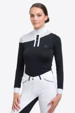 New Polo de concours équestre HIGH TECH OVAL - - Haute performance Femme La Cavalière En Concours|La Femme En Concours