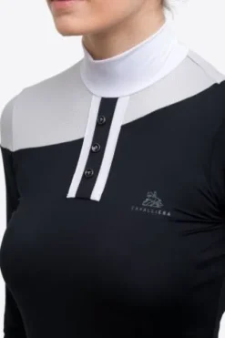 New Polo de concours équestre HIGH TECH OVAL - - Haute performance Femme La Cavalière En Concours|La Femme En Concours