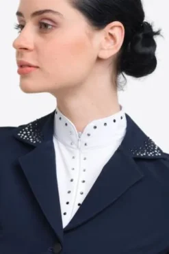 Online Polo de concours équestre DIVA - - Manches courtes Femme La Cavalière En Concours|La Femme En Concours