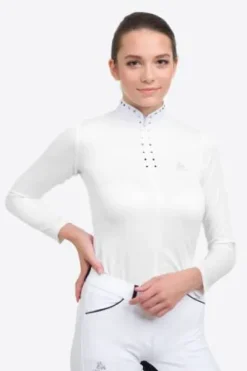 Online Polo de concours équestre DIVA - - Manches longues Femme La Cavalière En Concours|La Femme En Concours