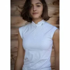 Hot Polo de concours Séville manches courtes - PENELOPE COLLECTION Femme La Cavalière En Concours|La Femme En Concours