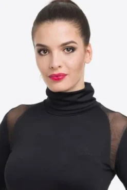 Hot Polo d'équitation col roulé FELICITY - - Manches longues Femme Tenue D'Équitation Femme·Polos Et Chemises