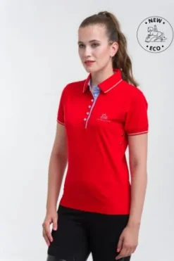 Clearance Polo d'équitation fonctionnel LONDON - - Coton doux Femme Tenue D'Équitation Homme·Polos Et Chemises|Tenue D'Équitation Femme·Polos Et Chemises
