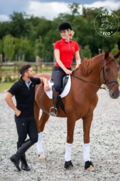 Clearance Polo d'équitation fonctionnel LONDON - - Coton doux Femme Tenue D'Équitation Homme·Polos Et Chemises|Tenue D'Équitation Femme·Polos Et Chemises