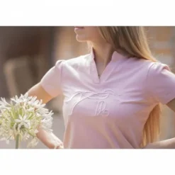 Hot Polo d'équitation iliana - - manches courtes Femme Tenue D'Équitation Femme·Polos Et Chemises