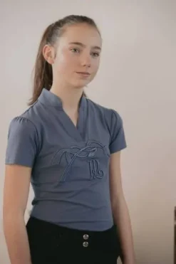 Clearance Polo d'équitation Iliana - PENELOPE COLLECTION Femme Tenue D'Équitation Enfant·Polos Et Chemises|Tenue D'Équitation Femme·Polos Et Chemises
