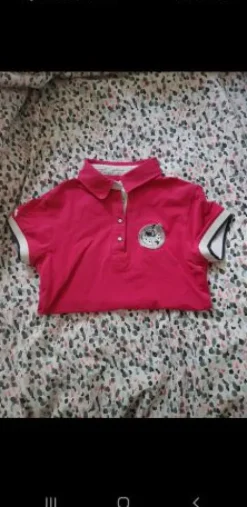 Polo equitheme rose Femme Tenue D'Équitation Femme·Polos Et Chemises