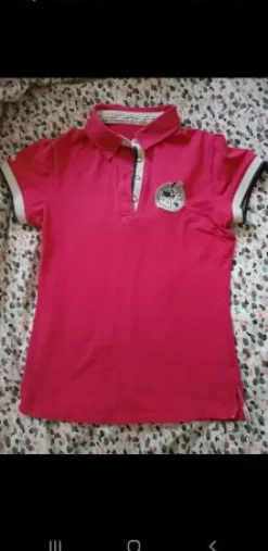 Polo equitheme rose Femme Tenue D'Équitation Femme·Polos Et Chemises