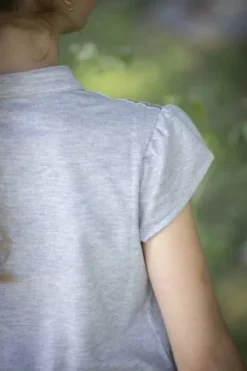 New Polo manches courtes julieta - - tissu irisé Enfant Tenue D'Équitation Enfant·T-Shirts équitation Enfant|Tenue D'Équitation Enfant·Polos Et Chemises