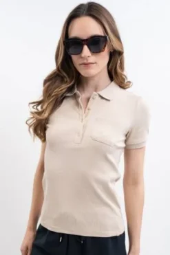 Outlet Polo manches courtes Pamoly - - confort coton Femme Tenue D'Équitation Femme·Polos Et Chemises