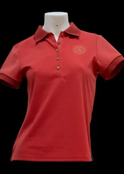 Clearance Polo manches courts Anzia Flag's & Cup Femme Tenue D'Équitation Femme·Polos Et Chemises