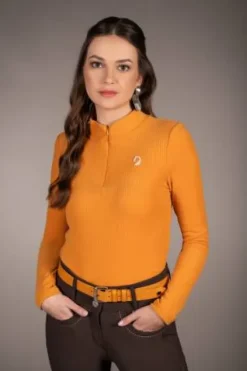 New Polo manches longues Arezzo Soft - - Tissu respirant Femme Tenue D'Équitation Homme·Polos Et Chemises|Tenue D'Équitation Femme·Polos Et Chemises