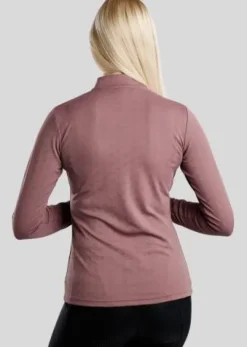 Polo manches longues Mocilia Jacquard Refined - - Fonctionnel et stylé Femme Tenue D'Équitation Femme·Polos Et Chemises