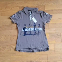 Hot Polo Marron Enfant Tenue D'Équitation Enfant·Polos Et Chemises