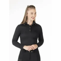 Best Polo rosegold glamour manches longues Femme Tenue D'Équitation Homme·Polos Et Chemises|Tenue D'Équitation Femme·Polos Et Chemises