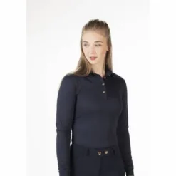 Best Polo rosegold glamour manches longues Femme Tenue D'Équitation Homme·Polos Et Chemises|Tenue D'Équitation Femme·Polos Et Chemises